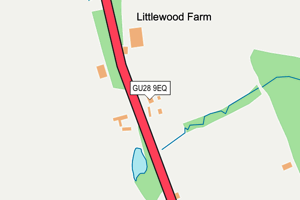 GU28 9EQ map - OS OpenMap – Local (Ordnance Survey)
