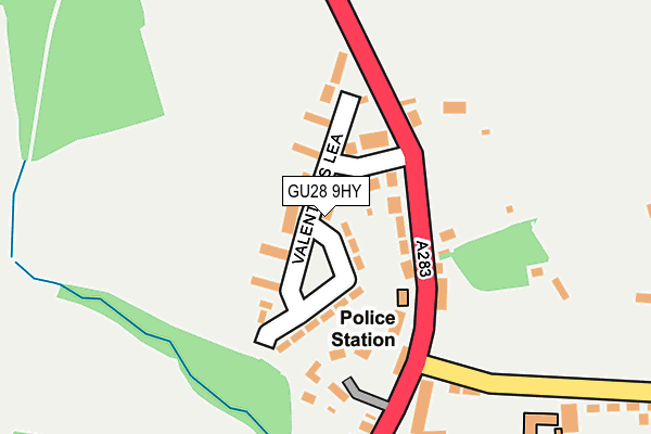 GU28 9HY map - OS OpenMap – Local (Ordnance Survey)