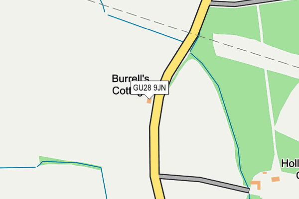 GU28 9JN map - OS OpenMap – Local (Ordnance Survey)