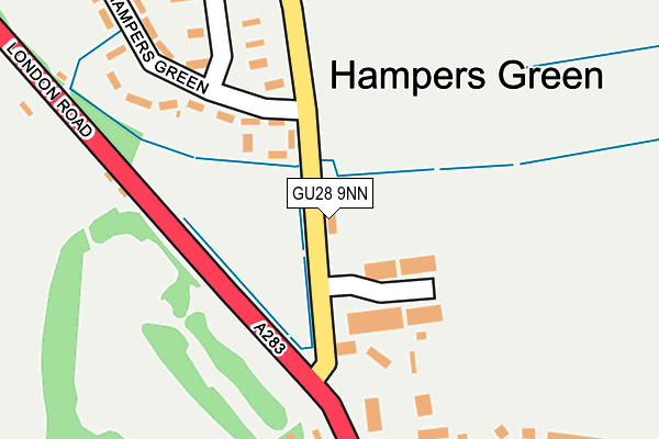 GU28 9NN map - OS OpenMap – Local (Ordnance Survey)