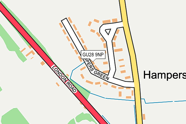 GU28 9NP map - OS OpenMap – Local (Ordnance Survey)