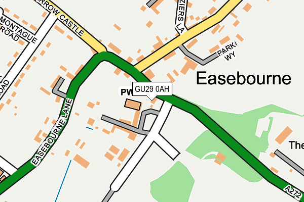 GU29 0AH map - OS OpenMap – Local (Ordnance Survey)