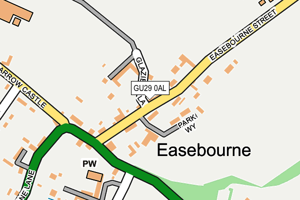 Map of EASEBOURNE STREET 1960 LIMITED at local scale