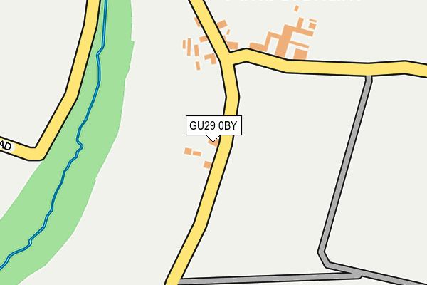 GU29 0BY map - OS OpenMap – Local (Ordnance Survey)
