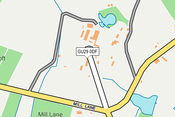 GU29 0DF map - OS OpenMap – Local (Ordnance Survey)