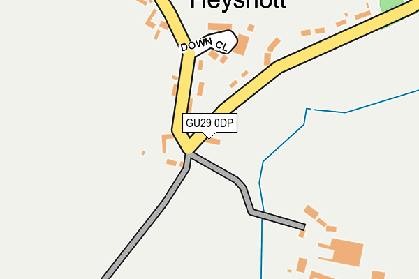 GU29 0DP map - OS OpenMap – Local (Ordnance Survey)