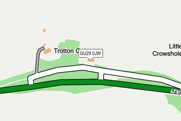 GU29 0JW map - OS OpenMap – Local (Ordnance Survey)