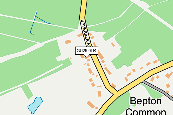 GU29 0LR map - OS OpenMap – Local (Ordnance Survey)