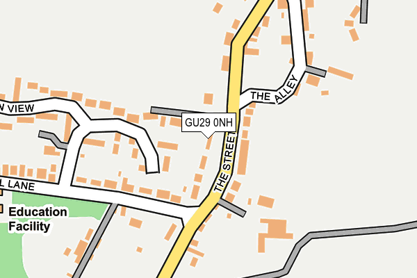 GU29 0NH map - OS OpenMap – Local (Ordnance Survey)