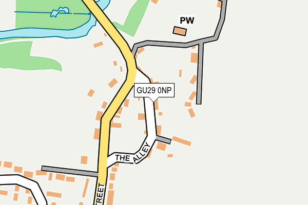 GU29 0NP map - OS OpenMap – Local (Ordnance Survey)
