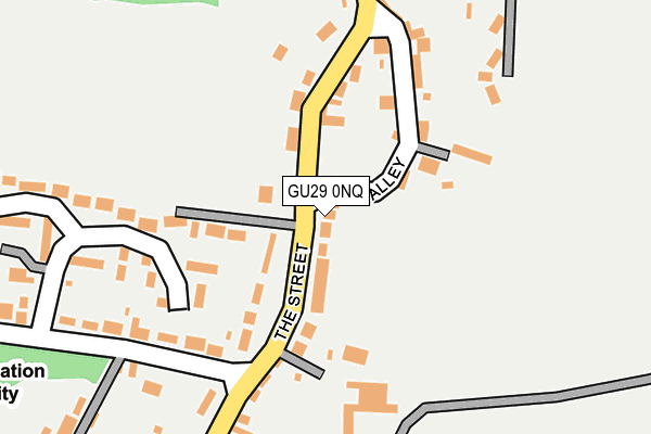 GU29 0NQ map - OS OpenMap – Local (Ordnance Survey)