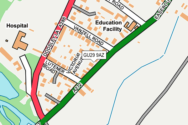 Map of HUNSDON ASSESSMENT LTD at local scale
