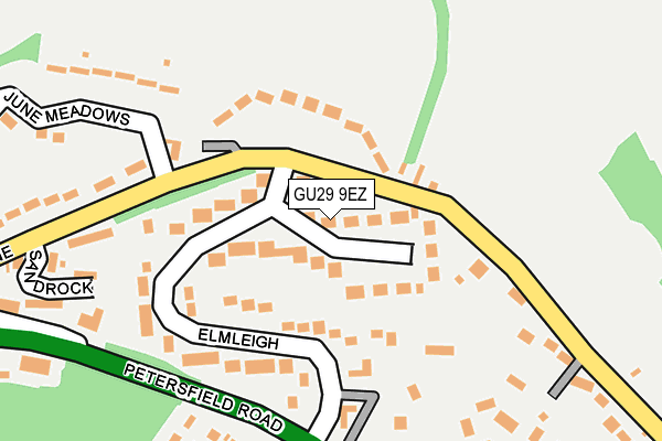 GU29 9EZ map - OS OpenMap – Local (Ordnance Survey)