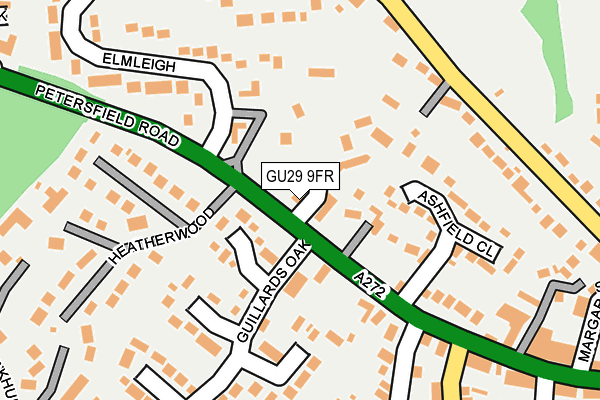 GU29 9FR map - OS OpenMap – Local (Ordnance Survey)