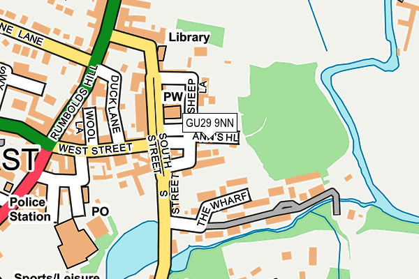 GU29 9NN map - OS OpenMap – Local (Ordnance Survey)