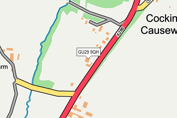 GU29 9QH map - OS OpenMap – Local (Ordnance Survey)
