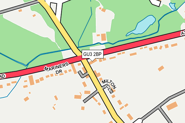 GU3 2BP map - OS OpenMap – Local (Ordnance Survey)