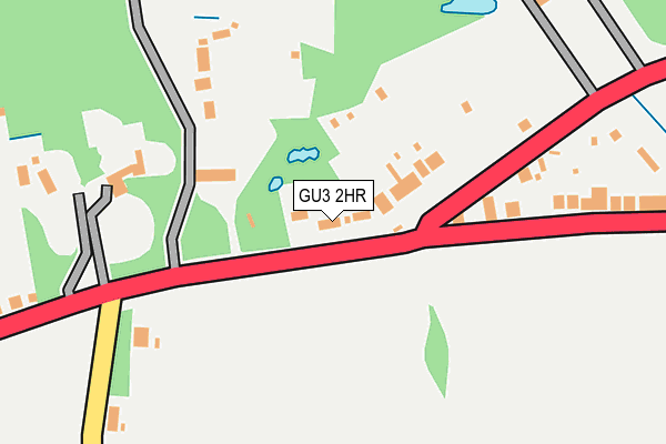 GU3 2HR map - OS OpenMap – Local (Ordnance Survey)