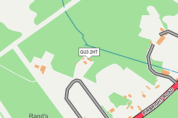GU3 2HT map - OS OpenMap – Local (Ordnance Survey)