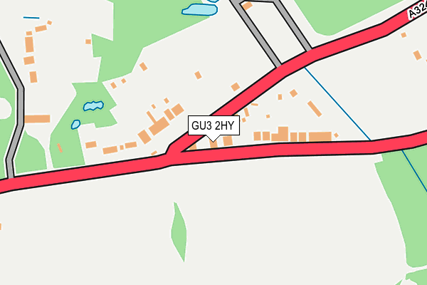 GU3 2HY map - OS OpenMap – Local (Ordnance Survey)