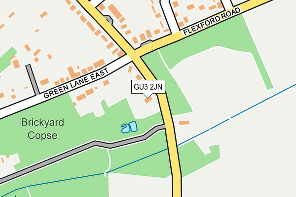 GU3 2JN map - OS OpenMap – Local (Ordnance Survey)