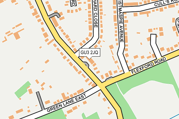 GU3 2JQ map - OS OpenMap – Local (Ordnance Survey)