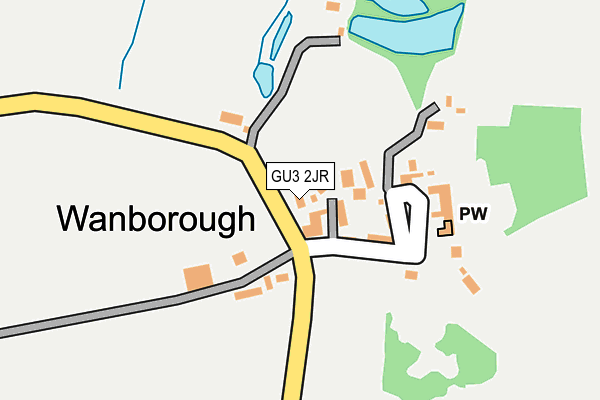 GU3 2JR map - OS OpenMap – Local (Ordnance Survey)