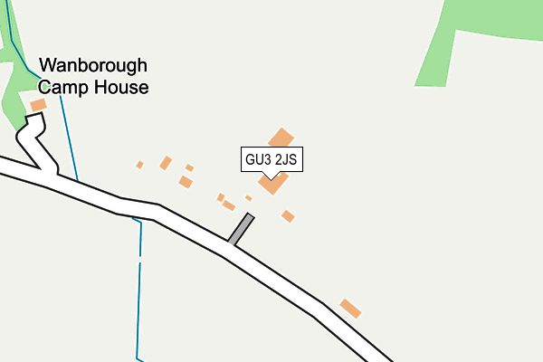 GU3 2JS map - OS OpenMap – Local (Ordnance Survey)