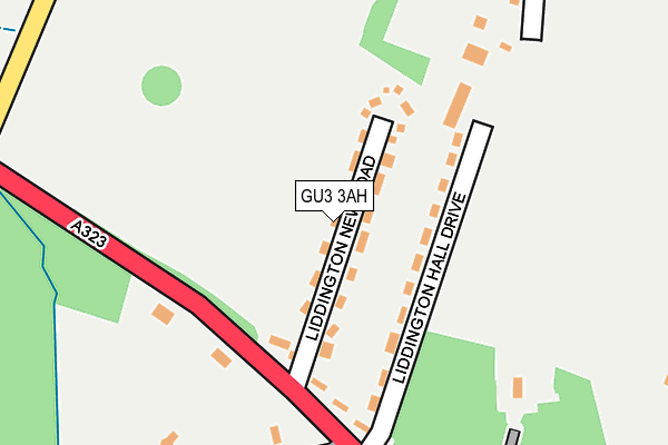 GU3 3AH map - OS OpenMap – Local (Ordnance Survey)