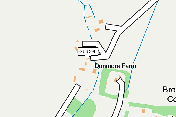 GU3 3BL map - OS OpenMap – Local (Ordnance Survey)