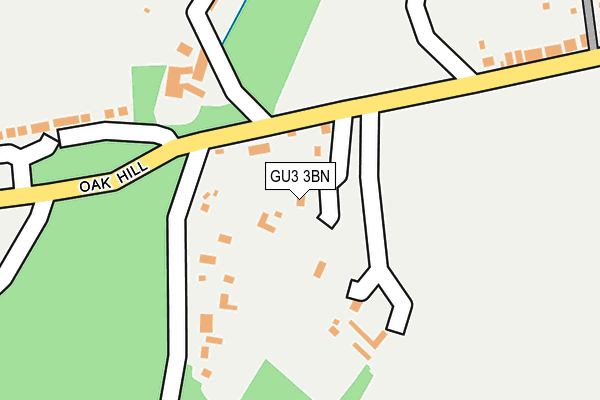GU3 3BN map - OS OpenMap – Local (Ordnance Survey)