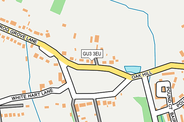 GU3 3EU map - OS OpenMap – Local (Ordnance Survey)