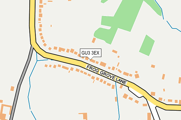 GU3 3EX map - OS OpenMap – Local (Ordnance Survey)