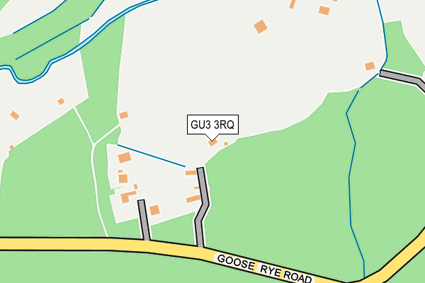 GU3 3RQ map - OS OpenMap – Local (Ordnance Survey)