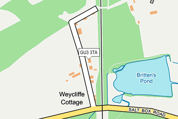 GU3 3TA map - OS OpenMap – Local (Ordnance Survey)