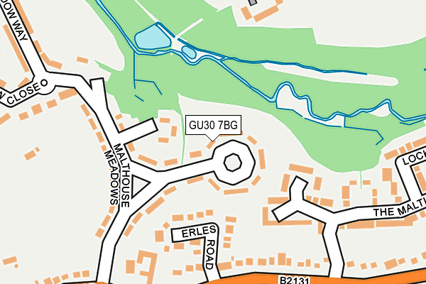 GU30 7BG map - OS OpenMap – Local (Ordnance Survey)