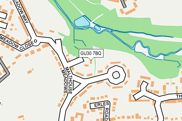 GU30 7BQ map - OS OpenMap – Local (Ordnance Survey)