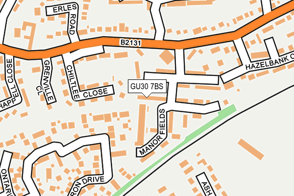 GU30 7BS map - OS OpenMap – Local (Ordnance Survey)