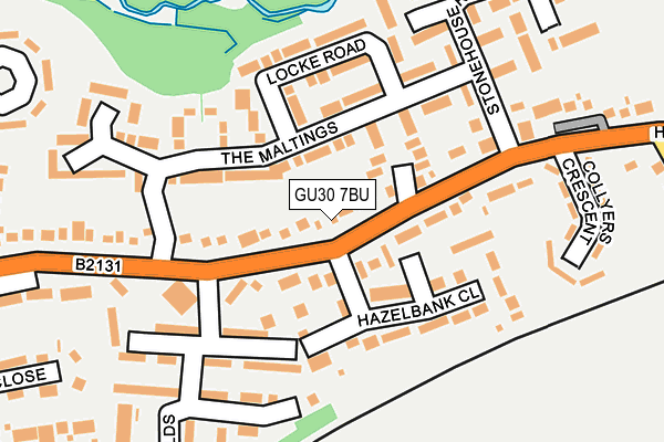 GU30 7BU map - OS OpenMap – Local (Ordnance Survey)