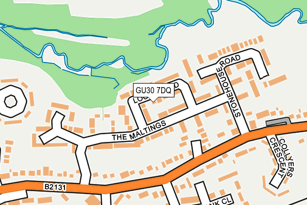 GU30 7DQ map - OS OpenMap – Local (Ordnance Survey)