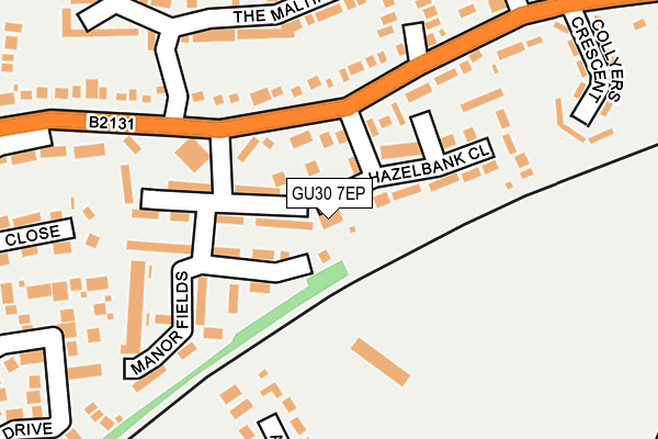 GU30 7EP map - OS OpenMap – Local (Ordnance Survey)