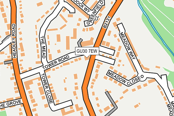 GU30 7EW map - OS OpenMap – Local (Ordnance Survey)