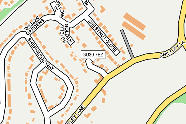 GU30 7EZ map - OS OpenMap – Local (Ordnance Survey)