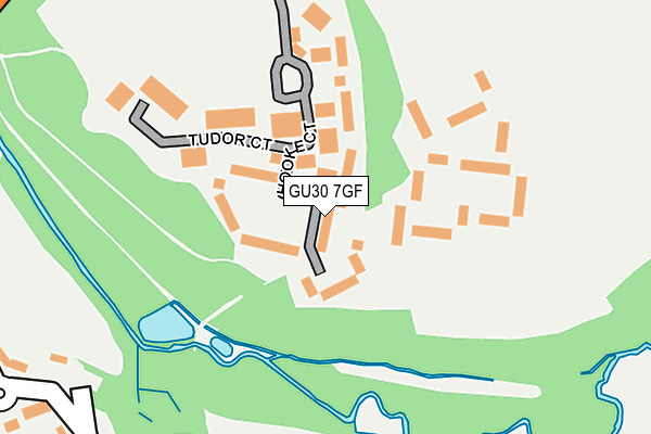 GU30 7GF map - OS OpenMap – Local (Ordnance Survey)