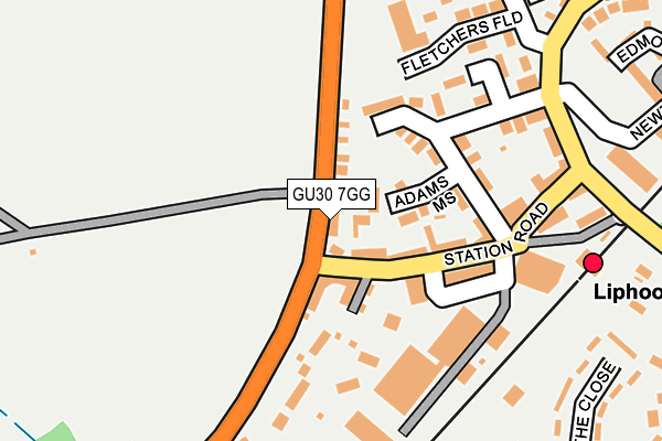 GU30 7GG map - OS OpenMap – Local (Ordnance Survey)