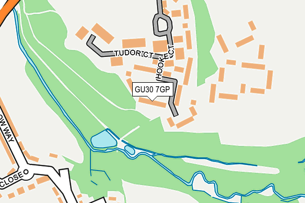 GU30 7GP map - OS OpenMap – Local (Ordnance Survey)