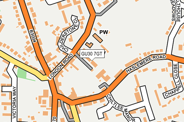 GU30 7GT map - OS OpenMap – Local (Ordnance Survey)