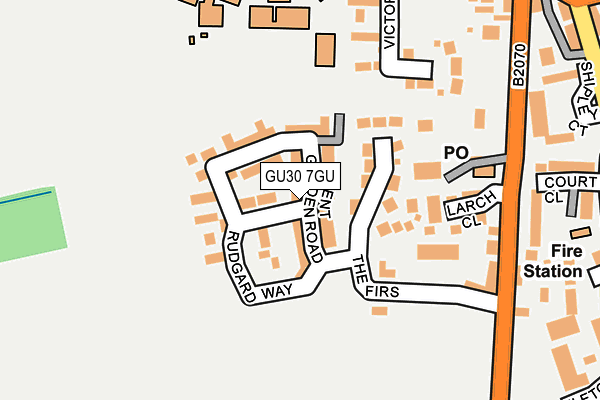 GU30 7GU map - OS OpenMap – Local (Ordnance Survey)