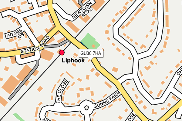 GU30 7HA map - OS OpenMap – Local (Ordnance Survey)