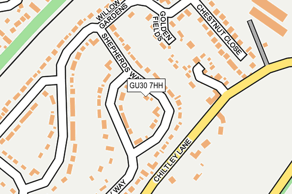 GU30 7HH map - OS OpenMap – Local (Ordnance Survey)